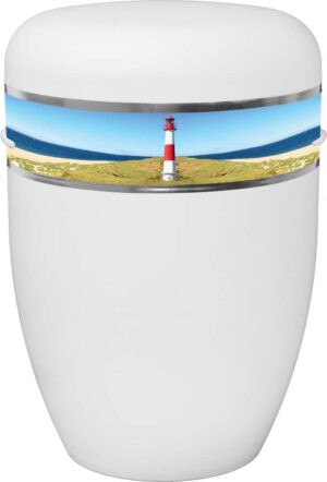 Urne weiß, Leuchtturm 10186