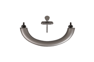 126 ZINN Polybeschlag zinnfarbig lackiert