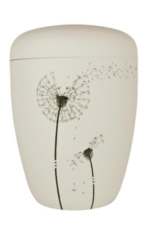 15 FH-2011-D4     Cremefarben Pusteblume mit Strass