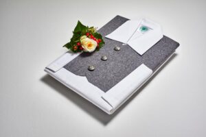 15/241 H    BW-Linon weiß, Loden grau