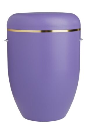 Urne lila, Dekorring silber 23101