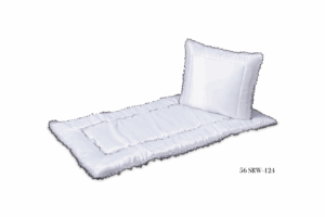 56 SRW-124 - Deckengarnitur weiß mit Spitze