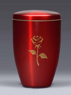 6231R-GB   Bordeaux, Rose, Goldband