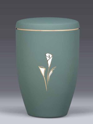 6232CA   Olivgrün, Calla,Goldband