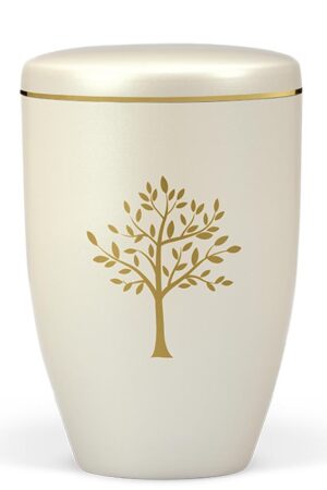 6236 B   Stahlurne Moderner Baum
