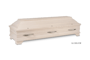 LG 355/GW Truhensarg, weiß/creme geölt
