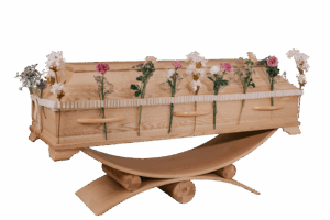 BL/B1 GERMAN Sarg ECO Blumenband - ORIGINAL - ungebleichte Baumwolle