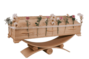 BL/B1 GERMAN Sarg ECO Blumenband - ORIGINAL - ungebleichte Baumwolle