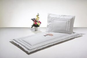 ST 331283G B-Herbst    BW-Satin elfenbein, Herbstbaum,