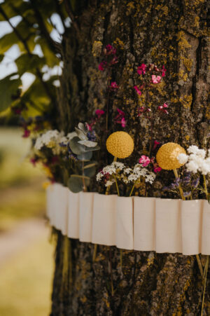 BL/BAUM-2 ECO Blumenband - ORIGINAL -ungebleichte Baumwolle
