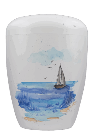 15 FH-1003/D85  Biourne, weiß lackiert, Design 'See'