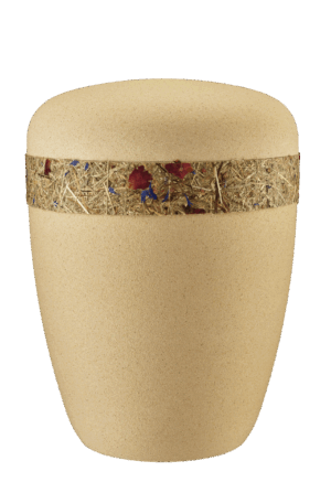 15 FH-2021/NB-AW  Biourne, ivory-velvet lackiert, Bordüre "Almwiese"