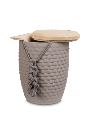 Zeitgeist - grau mit Tannen Deckel