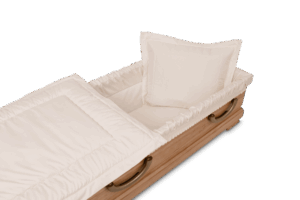 583 K-C-SET  Kartonausschlag Creme, inkl. PT-Garnitur und gefülltes Kissen