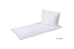 ST 17203  Seersucker weiß, Stehsaum