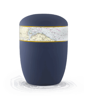 1022-81-SK - Seeurne, Samton marine Seekarte, Anhydrit-Tonolith