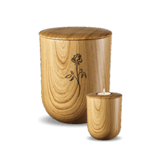 35569 + 38551  ELEGANCE Esche + Rose Dekor braun