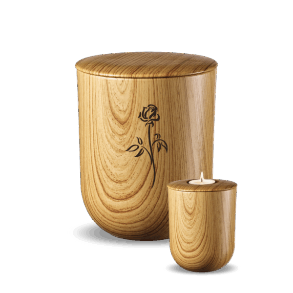 35569 + 38551  ELEGANCE Esche + Rose Dekor braun