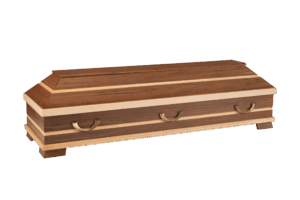 NW 700  Truhensarg Mozarts Nuss auf Weichholz furniert