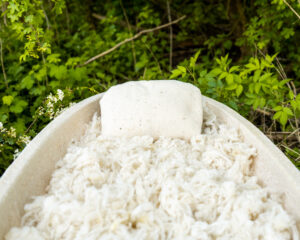 Wollbett - Innenausschlag Loop Living Cocoon™ "Pilzsarg"